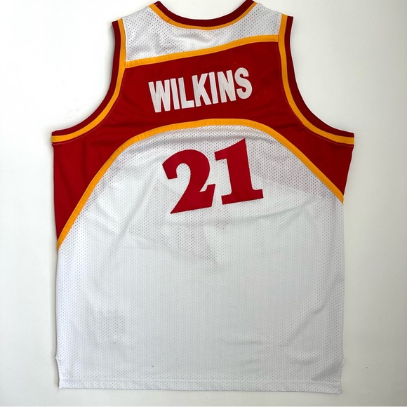 Atlanta Hawks Dominique Wilkins Mitchell Ness 1986-87 Vintage Jersey USA XXL - Picture 2 of 15